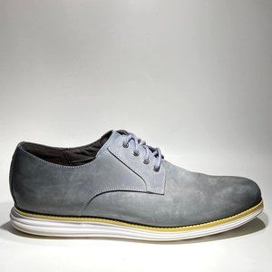 Cole Haan Original Grand Sued Yellow Gray White Mens Size 11.5M